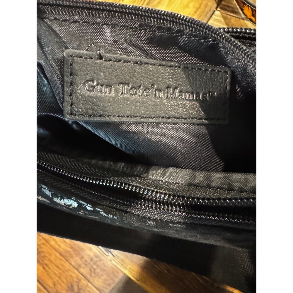 Gun Tote'n Mamas Hobo Purse Black Leopard CC‎ Conceal Handbag NWT LR draw - Picture 10 of 12